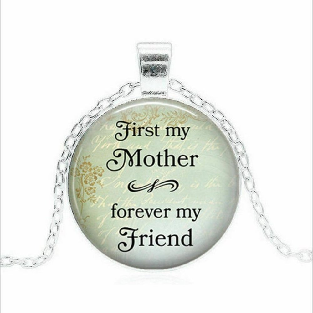 💖 First My Mother Forever My Friend Necklace